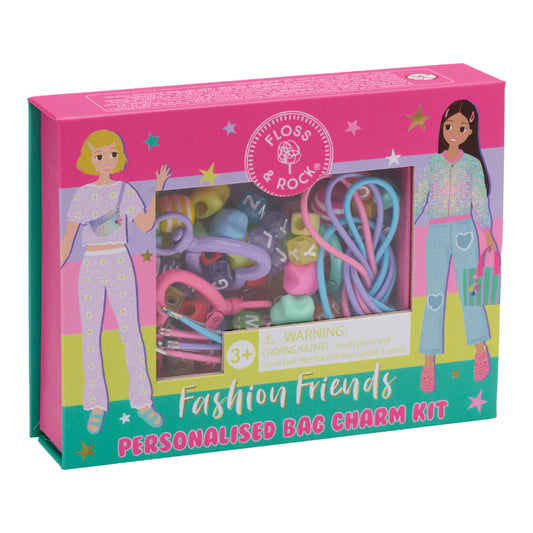 Floss & Rock Fashion Friends Personalised Bag Charm Kit