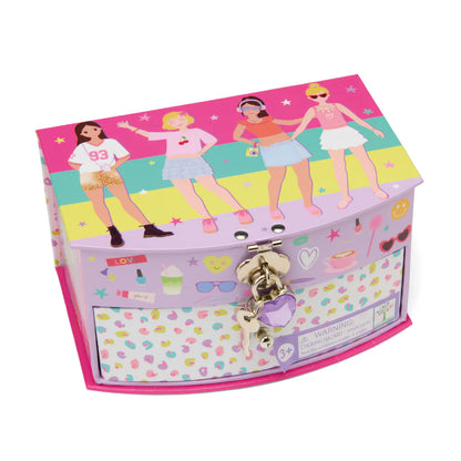 Floss & Rock Fashion Friends Jewellery Box - Chalk
