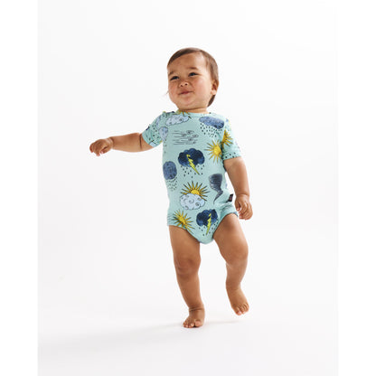 Kip & Co Organic Romper Weather Report