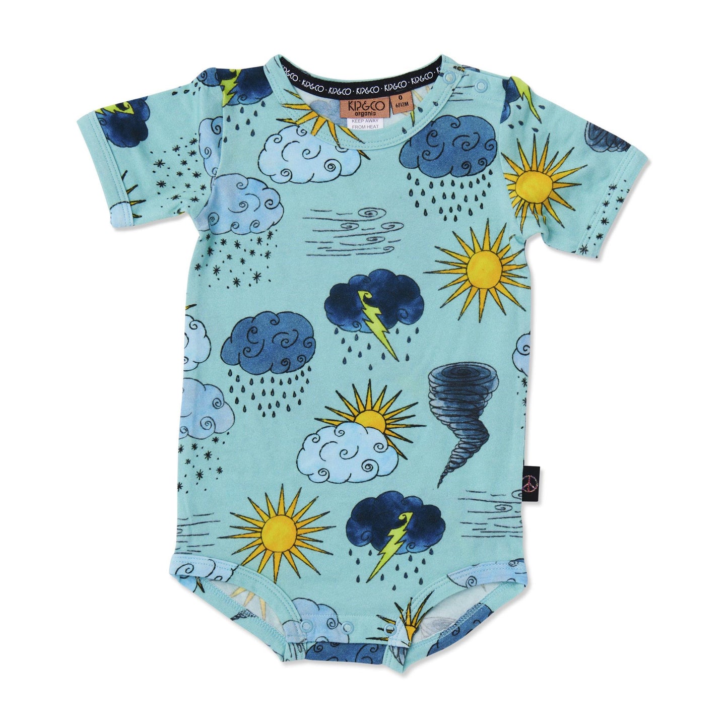 Kip & Co Organic Romper Weather Report