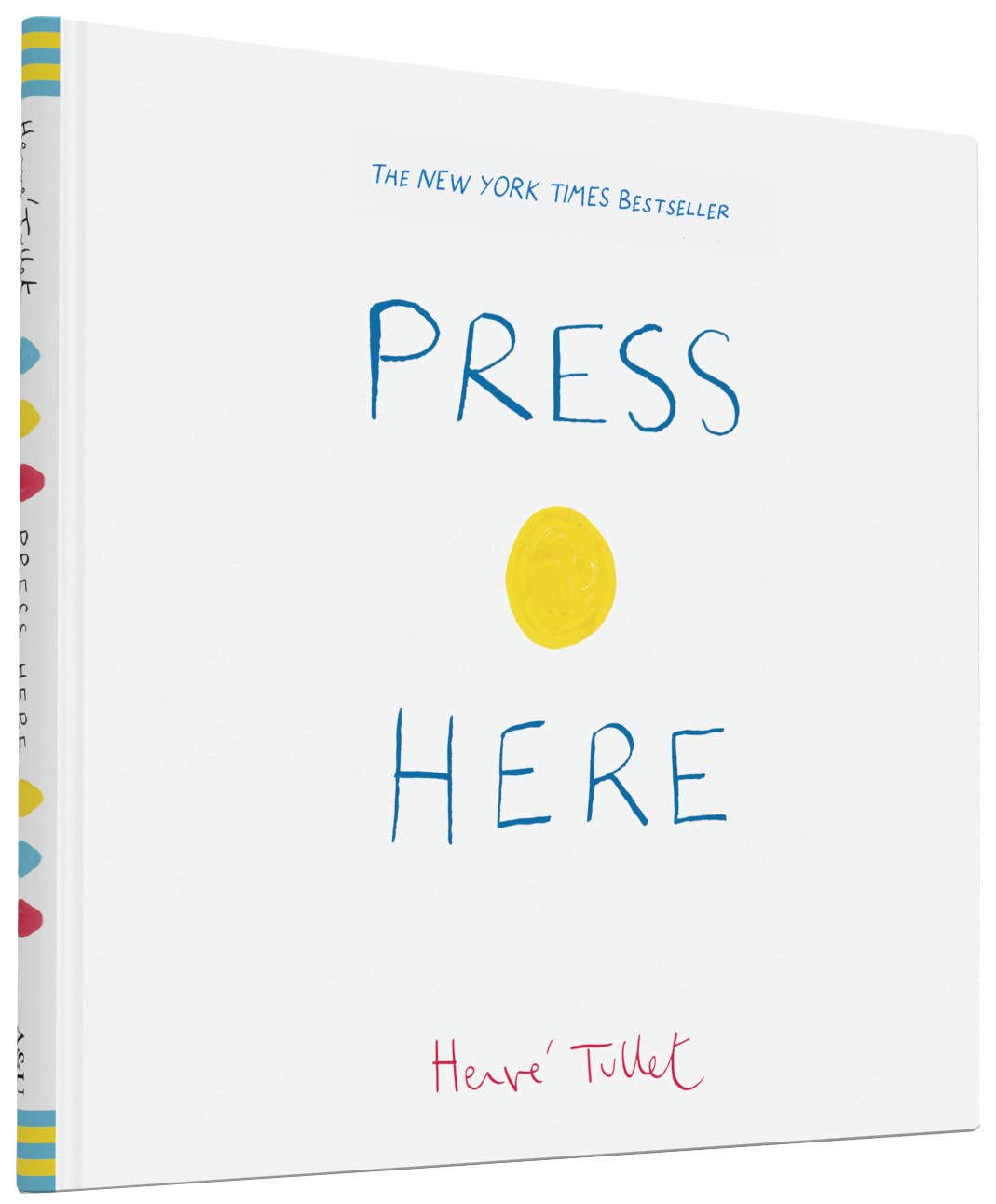 Hardback Book Press Here
