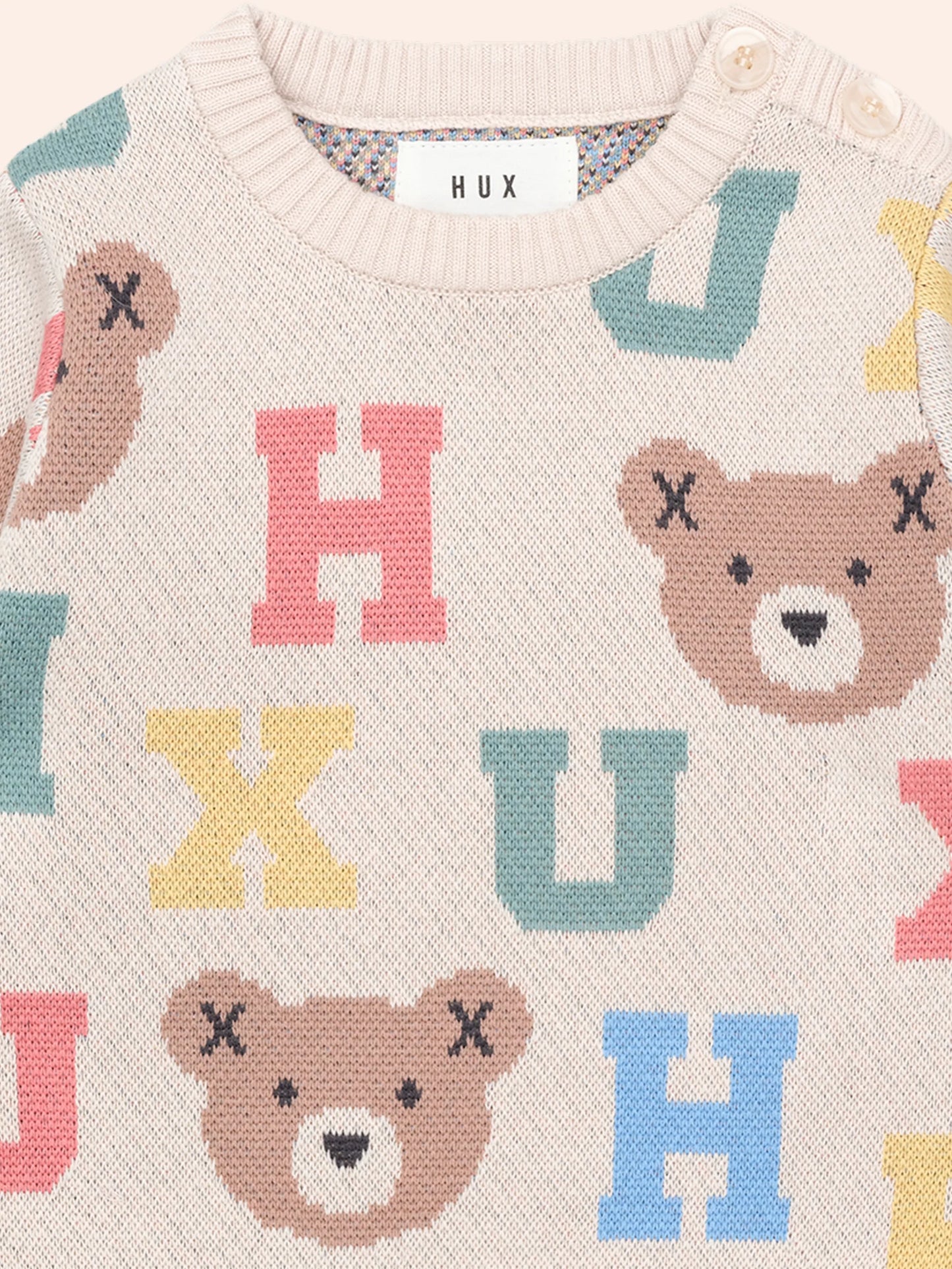 Huxbaby Knit Jumper Alphabet