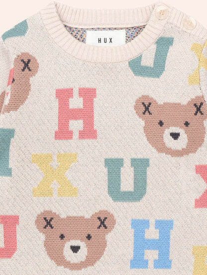 Huxbaby Knit Jumper Alphabet