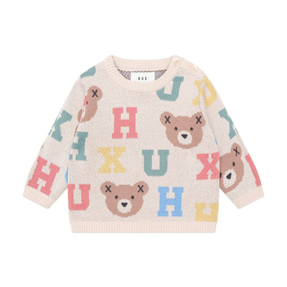 Huxbaby Knit Jumper Alphabet