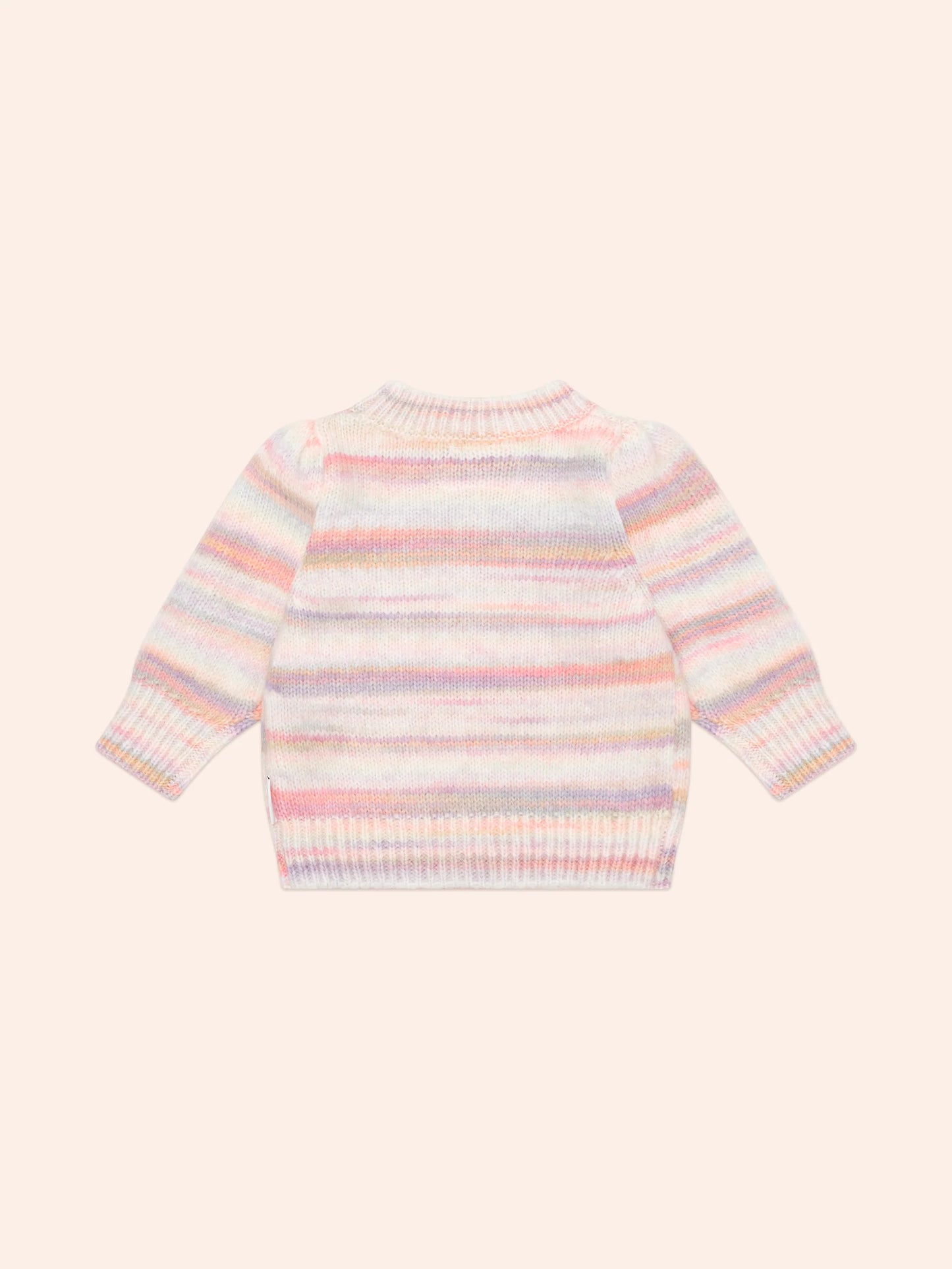 Huxbaby Knit Jumper Rainbow Puff