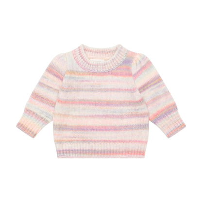 Huxbaby Knit Jumper Rainbow Puff