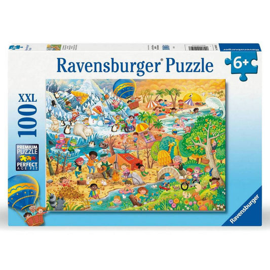 Ravensburger Puzzle 100Pc Four Seasons Of Fun