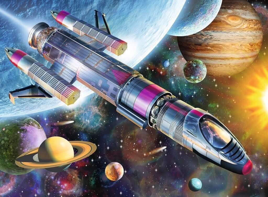 Ravensburger Puzzle 100Pc Mission In Space