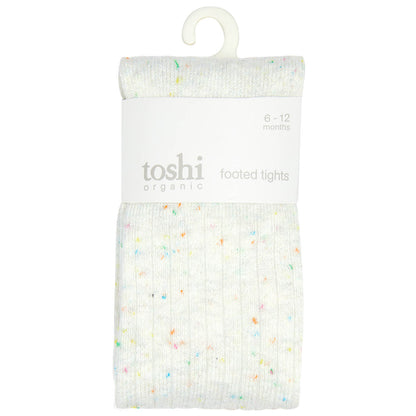 Toshi Organic Tights Footed Snowflake