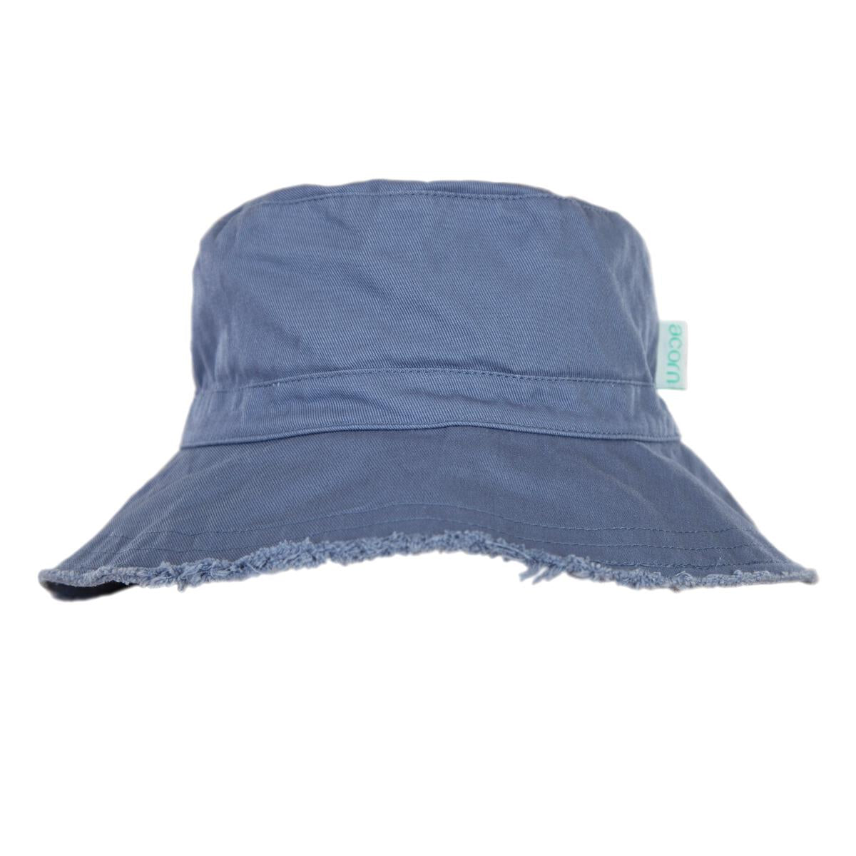 Acorn Bucket Hat Frayed Sky Blue