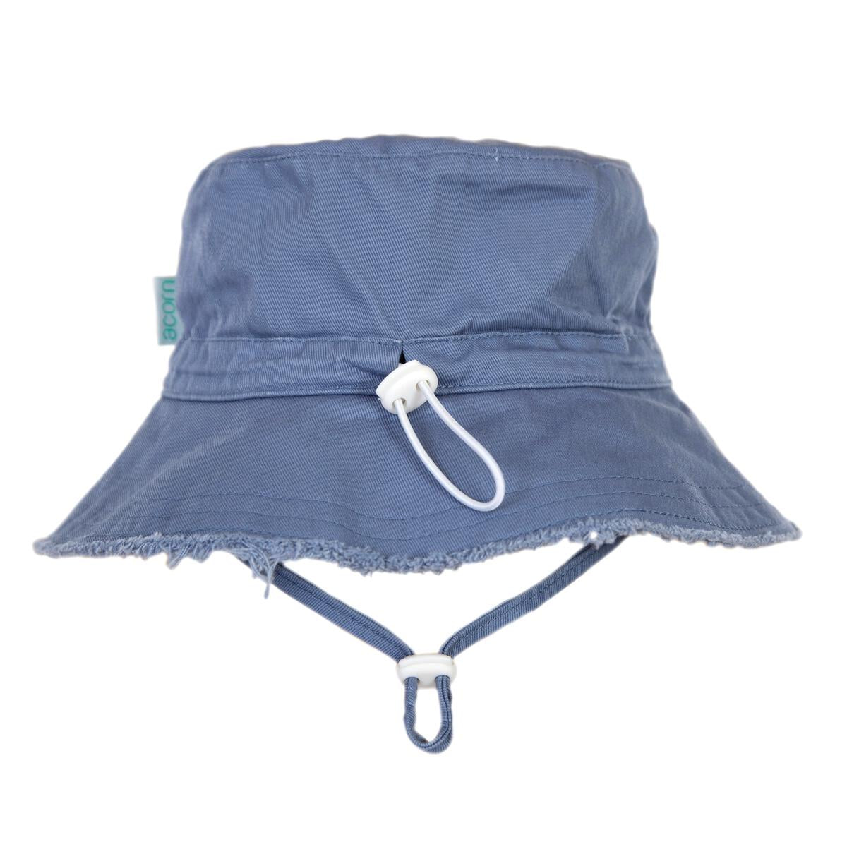 Acorn Bucket Hat Frayed Sky Blue