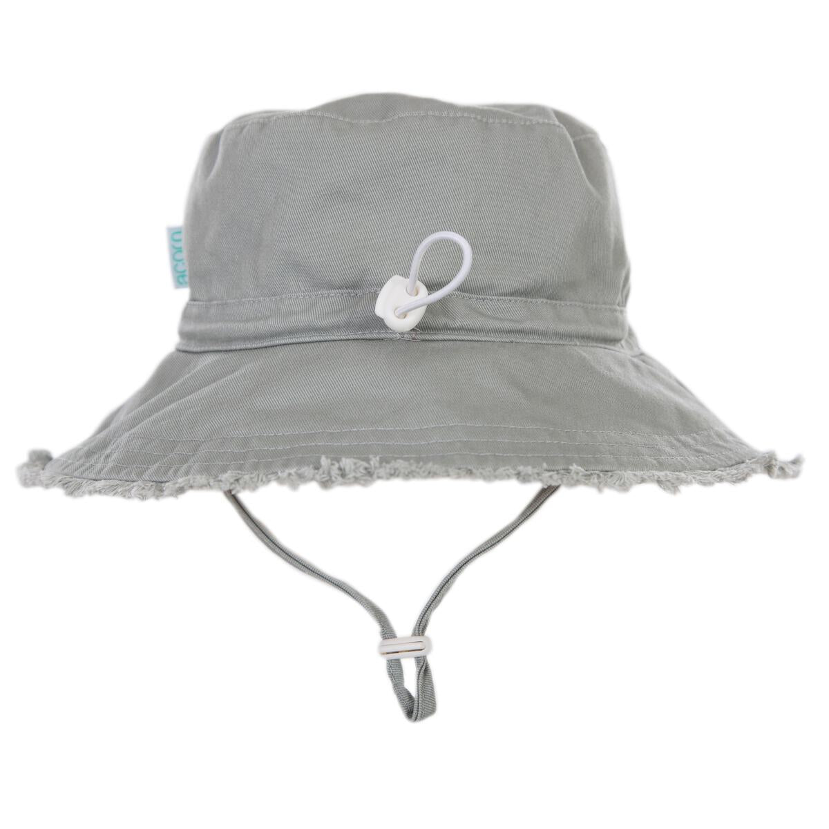 Acorn Bucket Hat Frayed Khaki