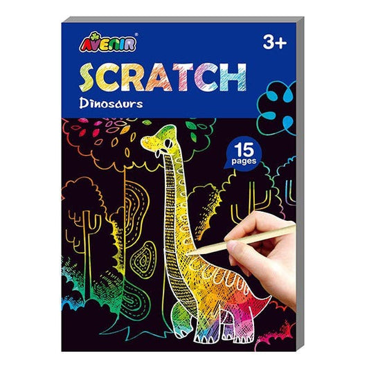 Avenir Scratch Book Dinosaurs