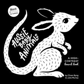 Board Book Aussie Baby Animals High Contrast - Chalk