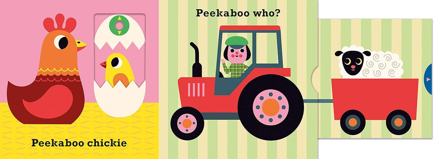 Board Book Peekaboo Cow - Chalk