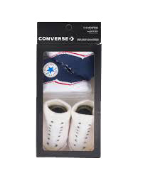 Converse Infant Booties Navy - Chalk
