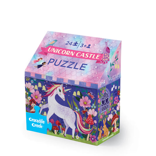 Crocodile Creek 24pc Puzzle Unicorn Castle