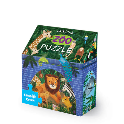 Crocodile Creek 24pc Puzzle Zoo