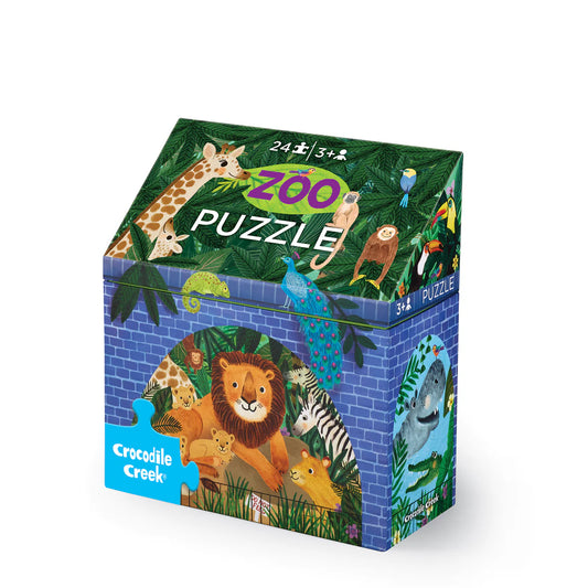 Crocodile Creek 24pc Puzzle Zoo