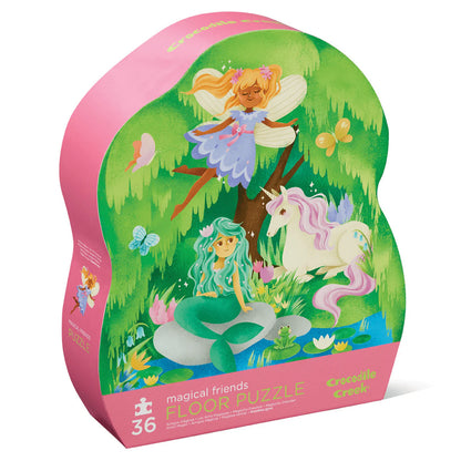 Crocodile Creek Classic Floor Puzzle 36pc Magical Friends