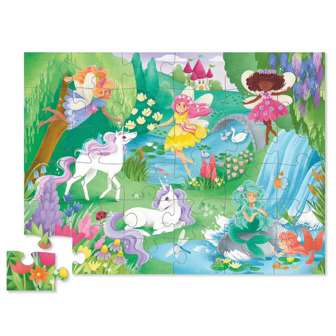 Crocodile Creek Classic Floor Puzzle 36pc Magical Friends