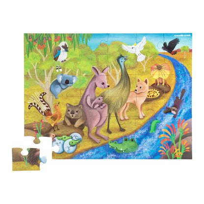 Crocodile Creek Classic Floor Puzzle 36pc Outback Adventures