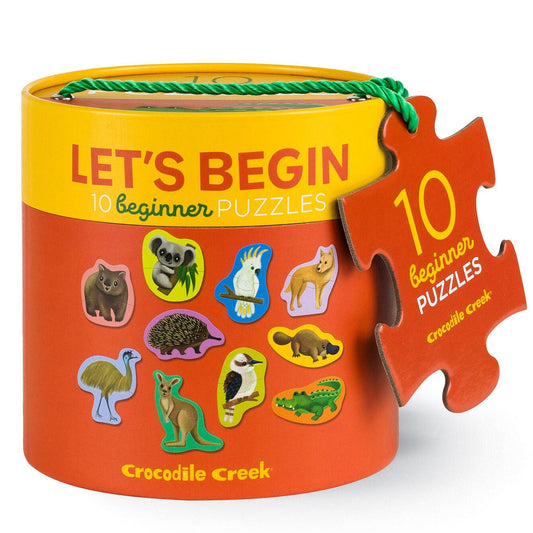 Crocodile Creek Puzzle Let's Begin Aussie Animals