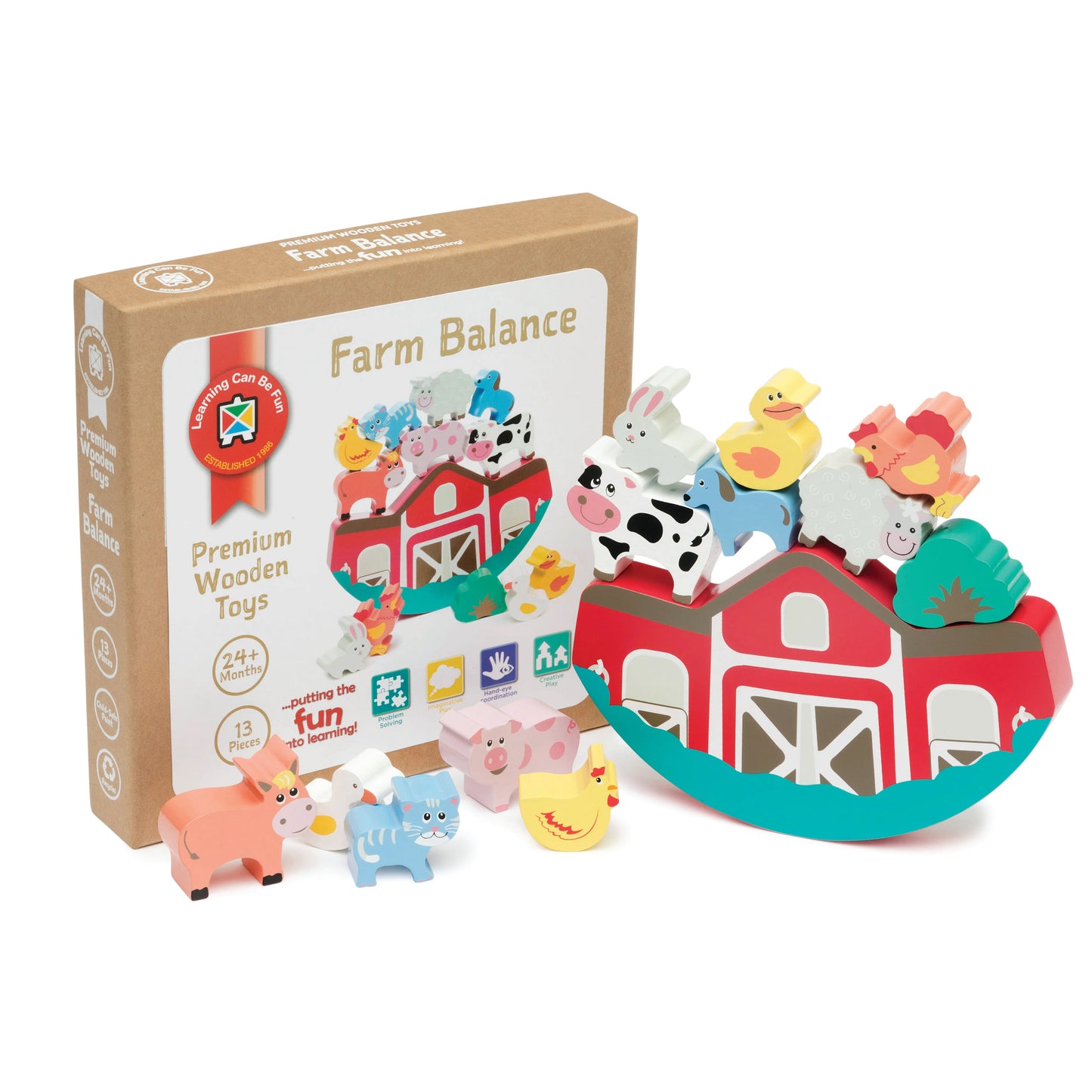 Educational Colours Farm Balance Game