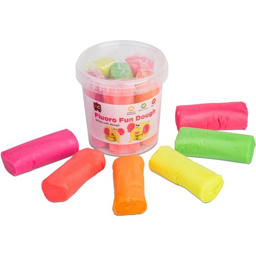 Educational Colours Fun Dough Flouro Large