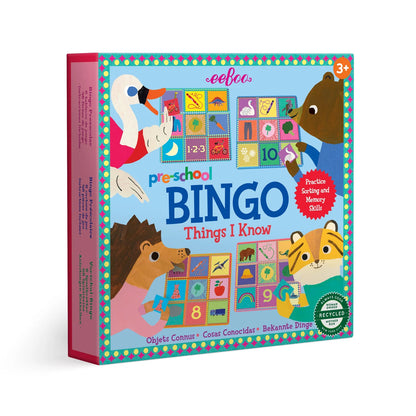 Eeboo Bingo Things I know