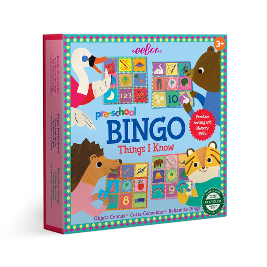 Eeboo Bingo Things I know