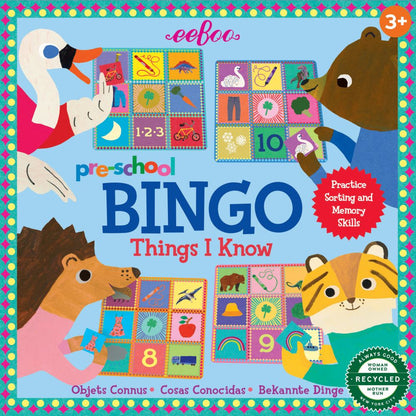 Eeboo Bingo Things I know