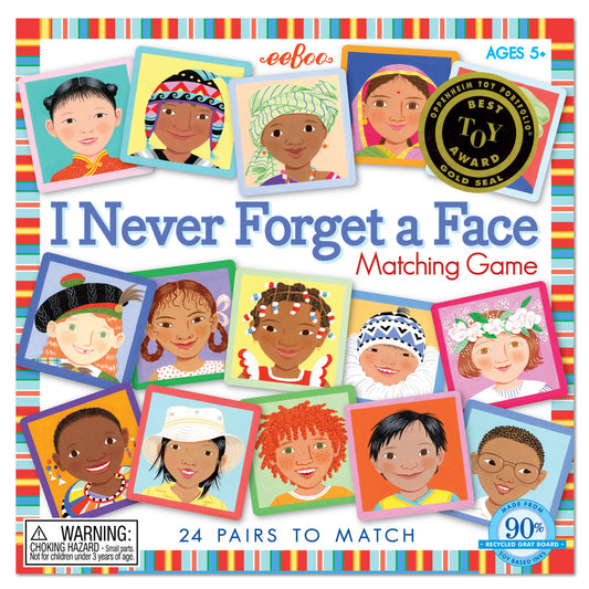 Eeboo Matching Game I Never Forget A Face