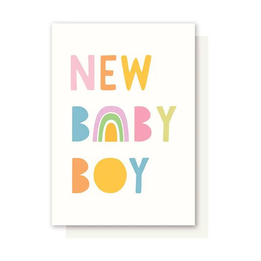 Elly Oak Card New Baby Boy