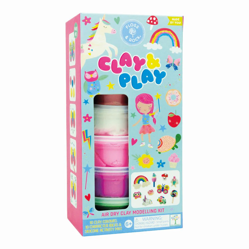 Floss & Rock Clay Play Rainbow Fairy