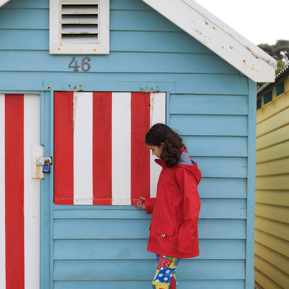 French Soda Raincoat Unisex Red