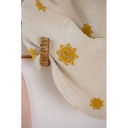 David Fussenegger Blanket Off White Suns