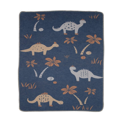 David Fussenegger Blanket Blue Dino
