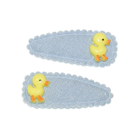 Goody Gumdrops Hair Snaps Ducky Denim Light Small