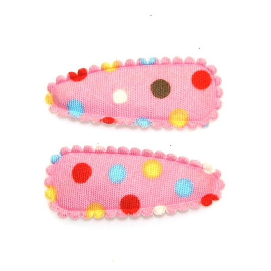 Goody Gumdrops Hair Snaps Polka Pink Small