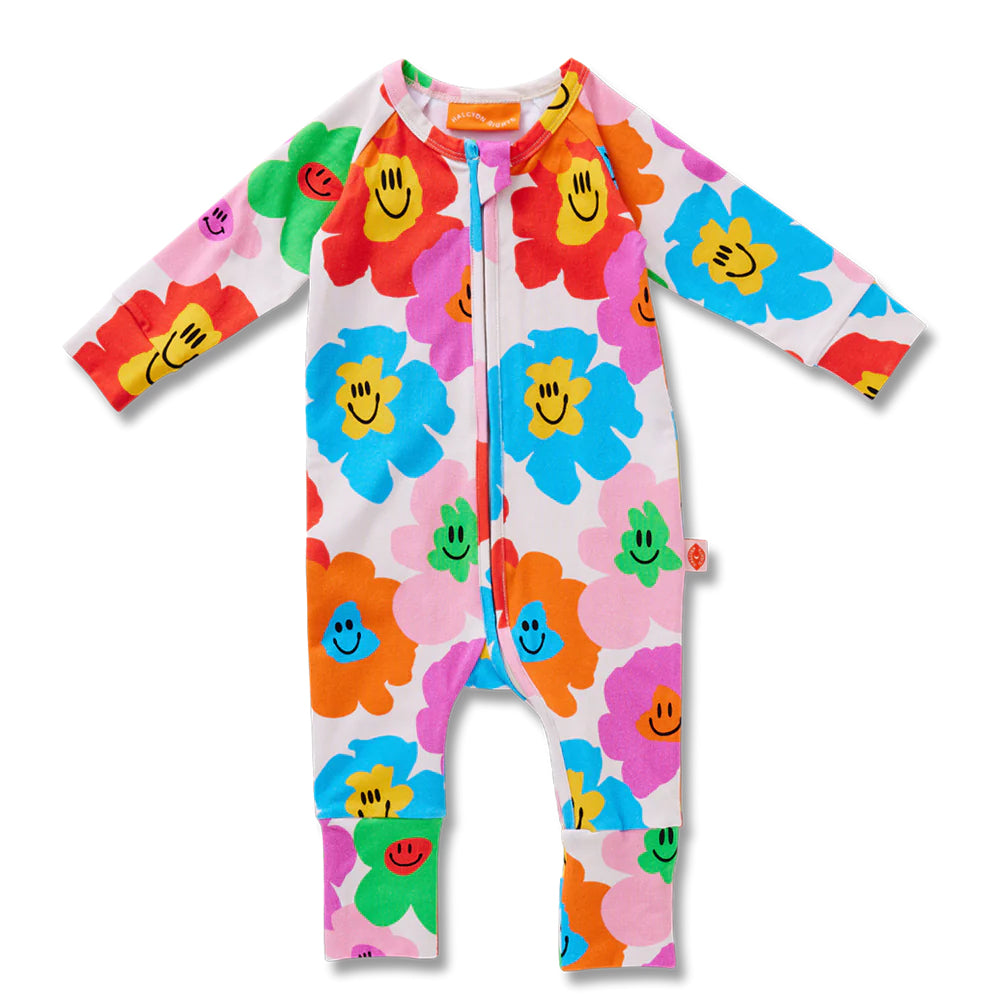 Halcyon Nights Long Sleeve Romper Hej Blomma