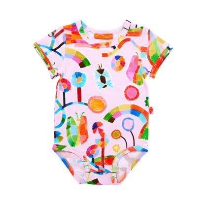 Halcyon Nights Short Sleeve Bodysuit Magic Meadow