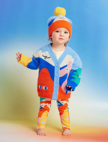 Halcyon Nights Baby Leggings Mount Wiggly - Chalk