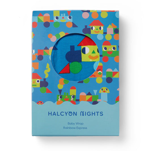 Halcyon Nights Baby Wrap Rainbow Express