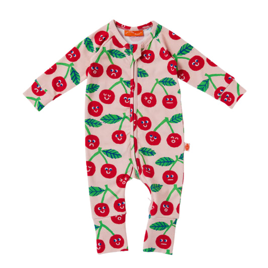 Halcyon Nights Long Sleeve Zipsuit Cheeky Cherry