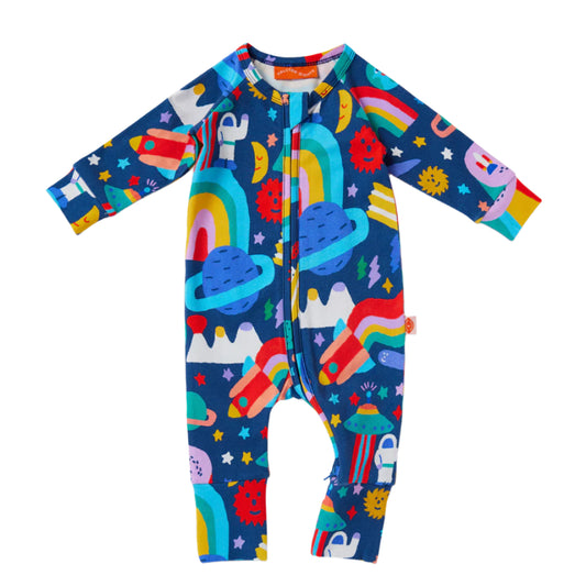 Halcyon Nights Long Sleeve Zipsuit Rocket Ride