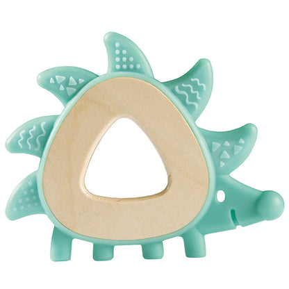 Hape Teether Hedgehog - Chalk