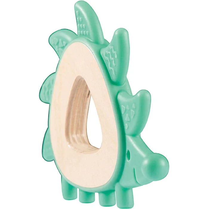 Hape Teether Hedgehog - Chalk