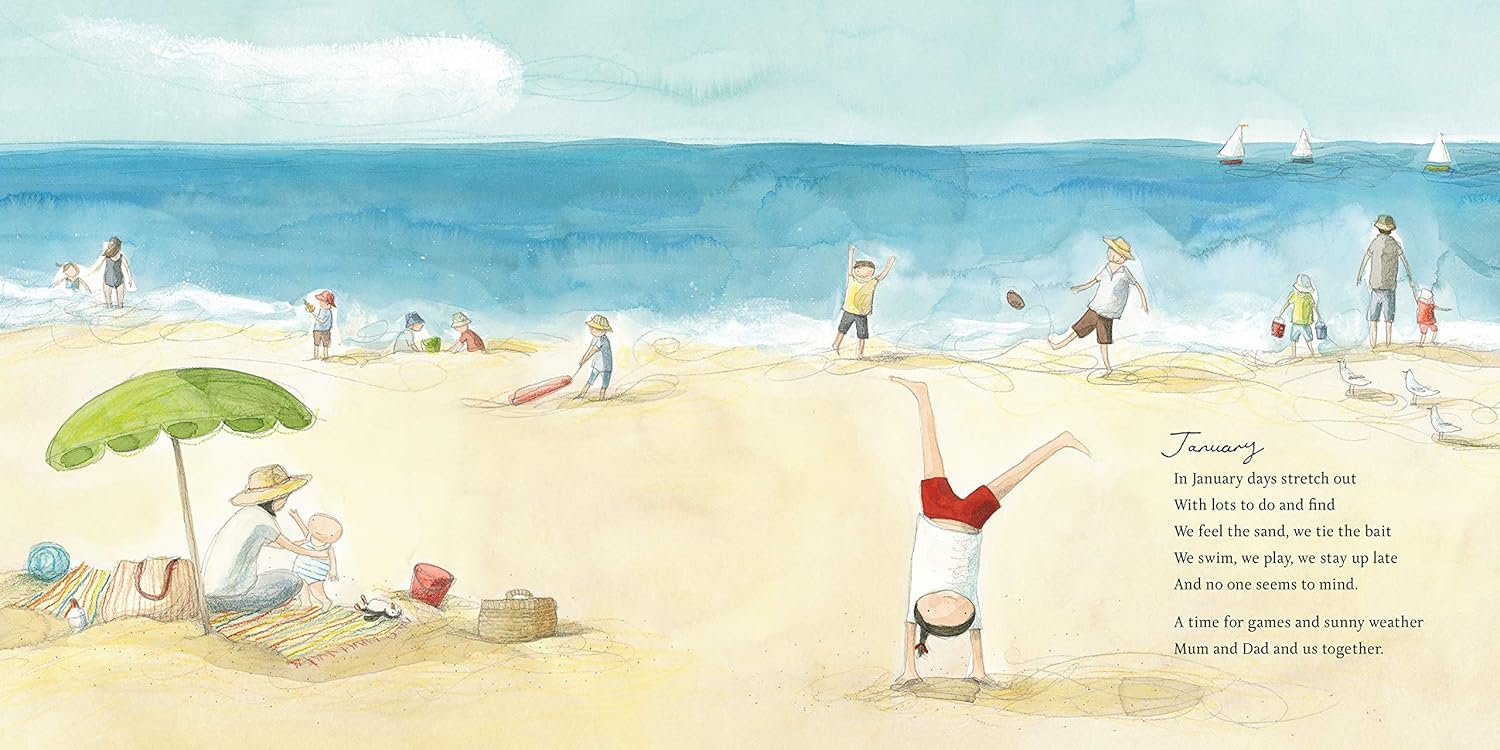 Hardback Book All Through The Year - Chalk