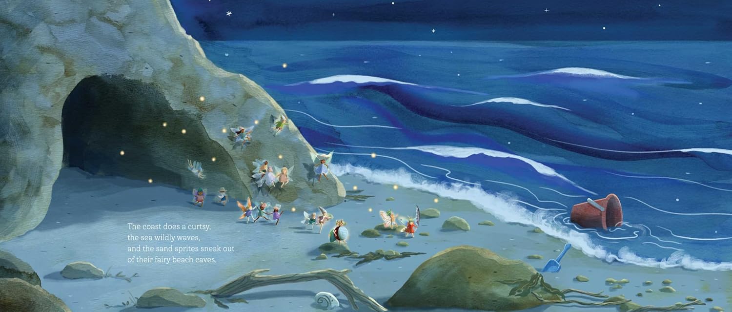Hardback Book Fairy Beach - Chalk